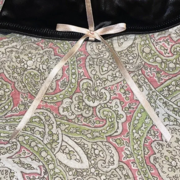 Vintage Victorias Secret pushup bustier w/removable straps, pink & black, sz.36B - Picture 4 of 8